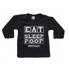 T-shirt eat sleep poop repeat